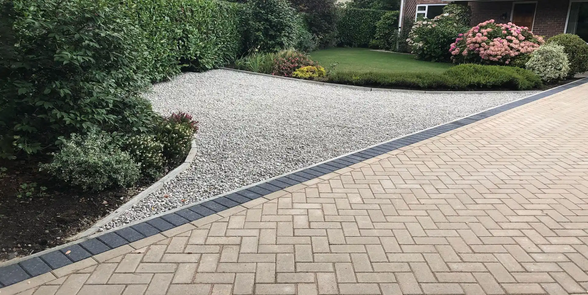 house block paving smooth surface